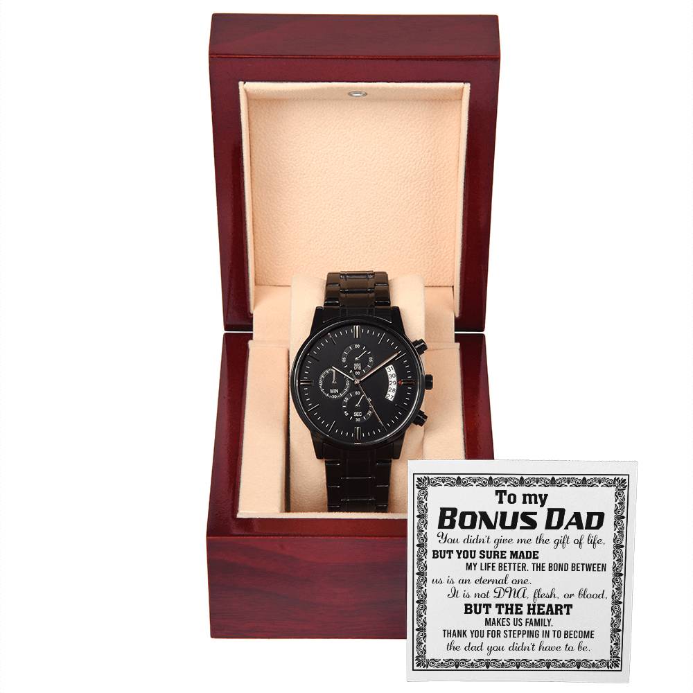 Bonus Dad - Gift Of Life - Metal Chronograph Watch