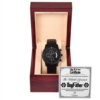 DogFather - The Year Certificate - Metal Chronograph Watch