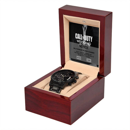 Best Man - Call to Duty - Metal Chronograph Watch