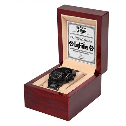 DogFather - The Year Certificate - Metal Chronograph Watch