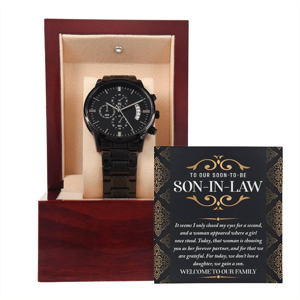 Son-in-law - Her Forever Partner - Metal Chronograph Watch