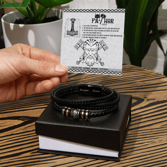 Papá - Seguro y Protegido - Pulsera