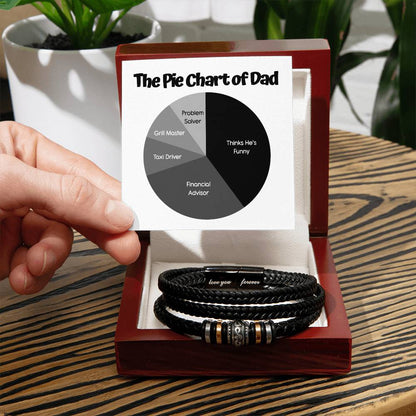 Dad - Pie Chart - Bracelet