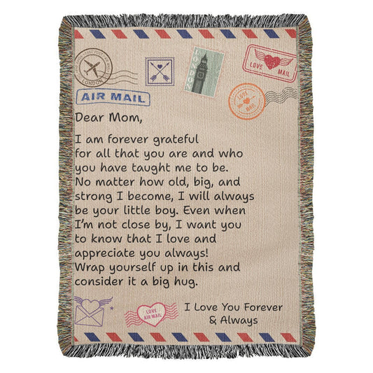 Dear Mom - Woven Blanket