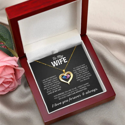 Always Yours - Birthstone Heart Necklace Set