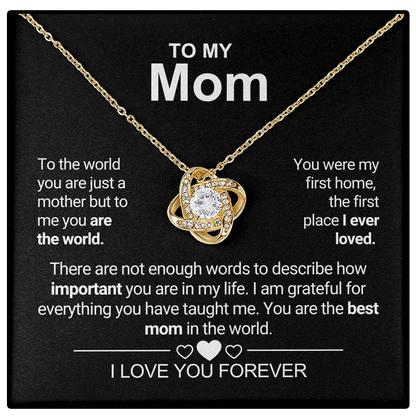 Forever Rose - Necklace & Message Gift Set