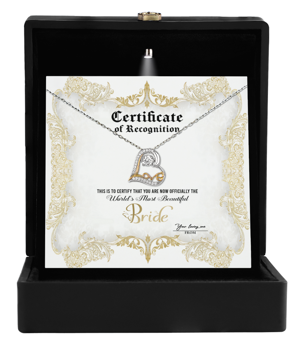 Bride - Certificate Of Achievement - GB