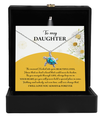 Daughter - A Special Place - Opal Turtle Necklace