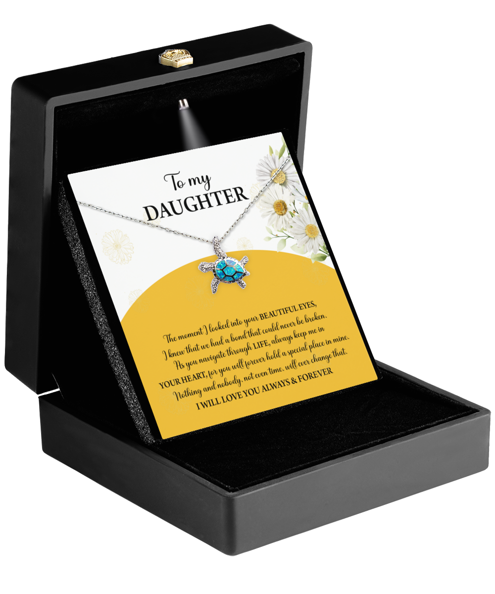 Daughter - A Special Place - Opal Turtle Necklace