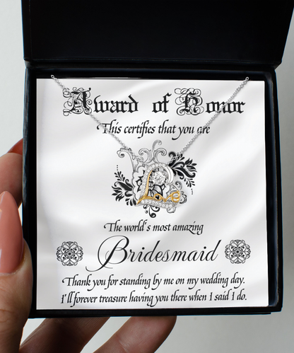 Bridesmaid - Award Of Honor - GB