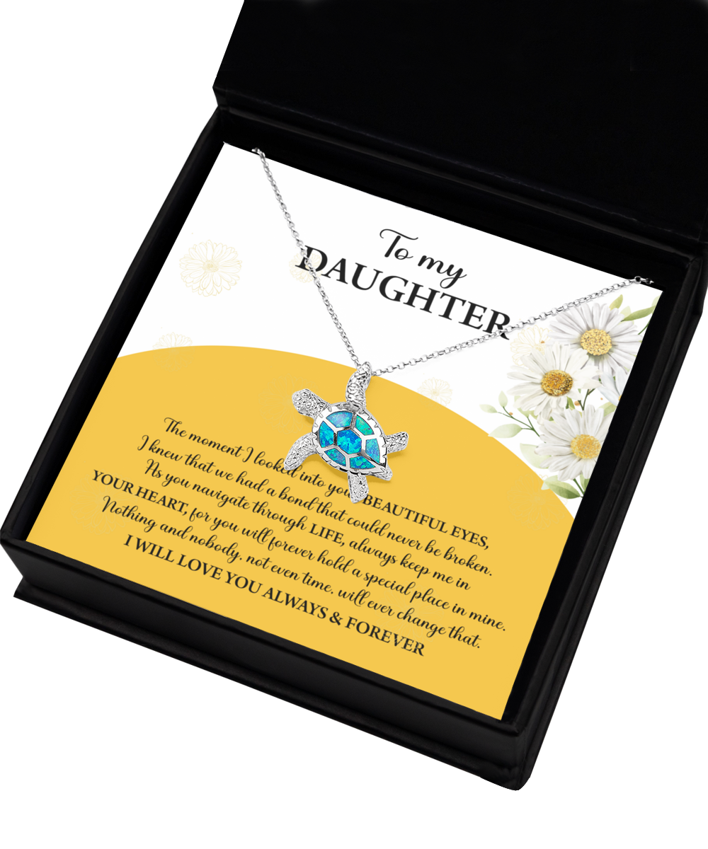 Daughter - A Special Place - Opal Turtle Necklace