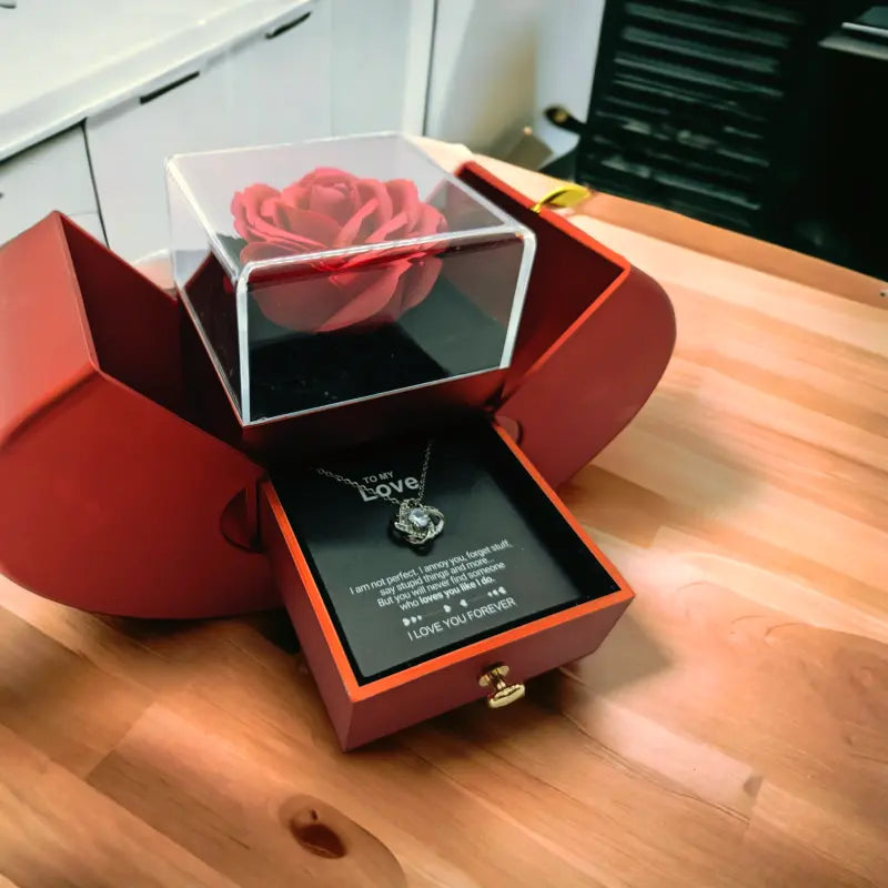 Forever Rose - Heart Box - To My Love – Cherish These
