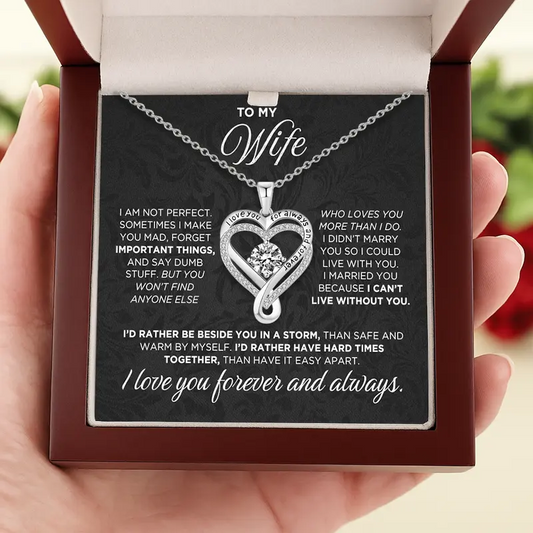 To My Wife - Forever & Always Necklace