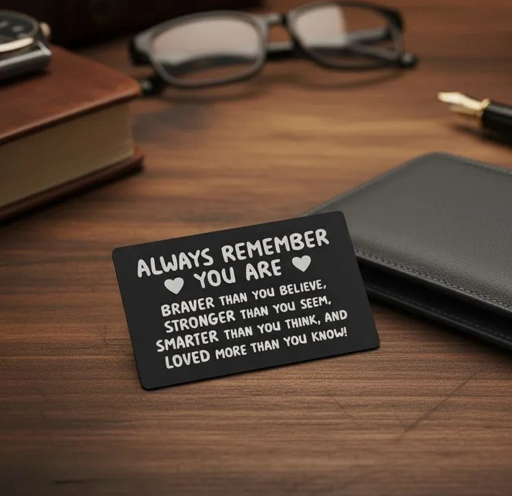 Engraved Keepsake Wallet Card