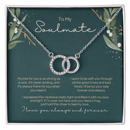 To My Soulmate - Strong As A Rock - Interlocked Rings