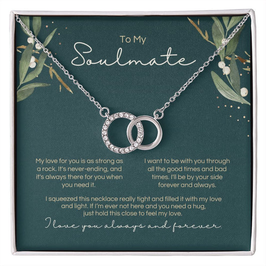 To My Soulmate - Strong As A Rock - Interlocked Rings