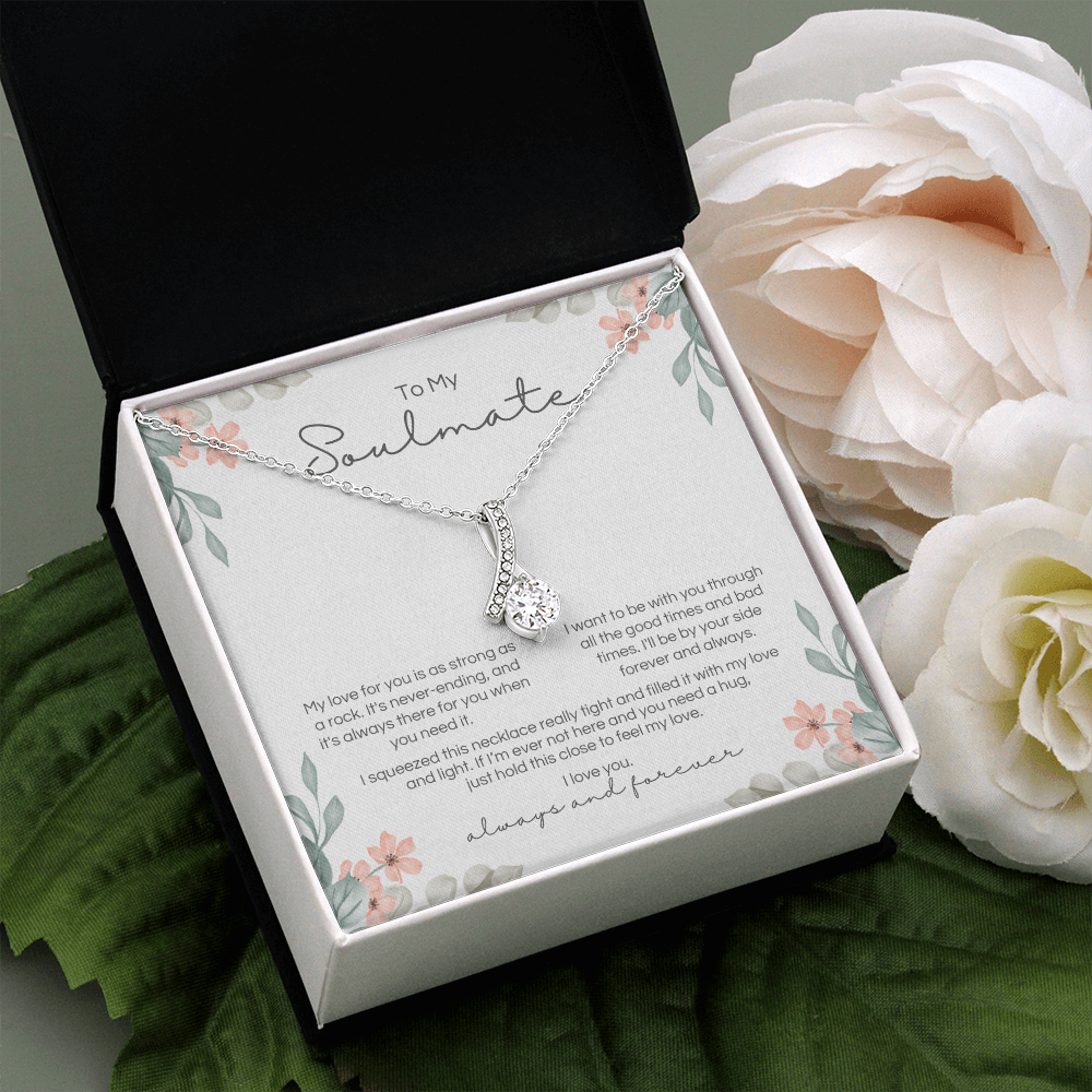 To My Soulmate - Strong As A Rock - Pendant - Design 2