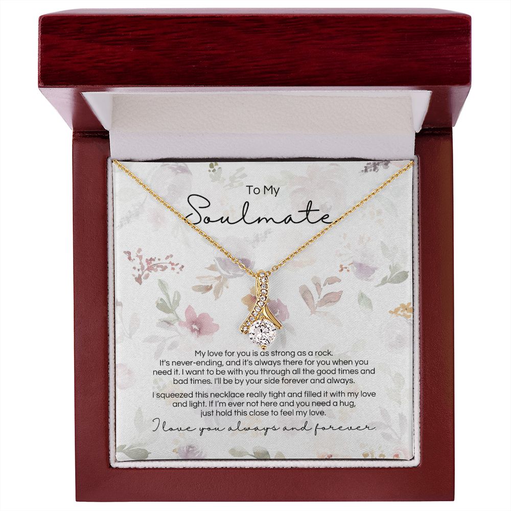 To My Soulmate - Strong As A Rock - Pendant - Design 3