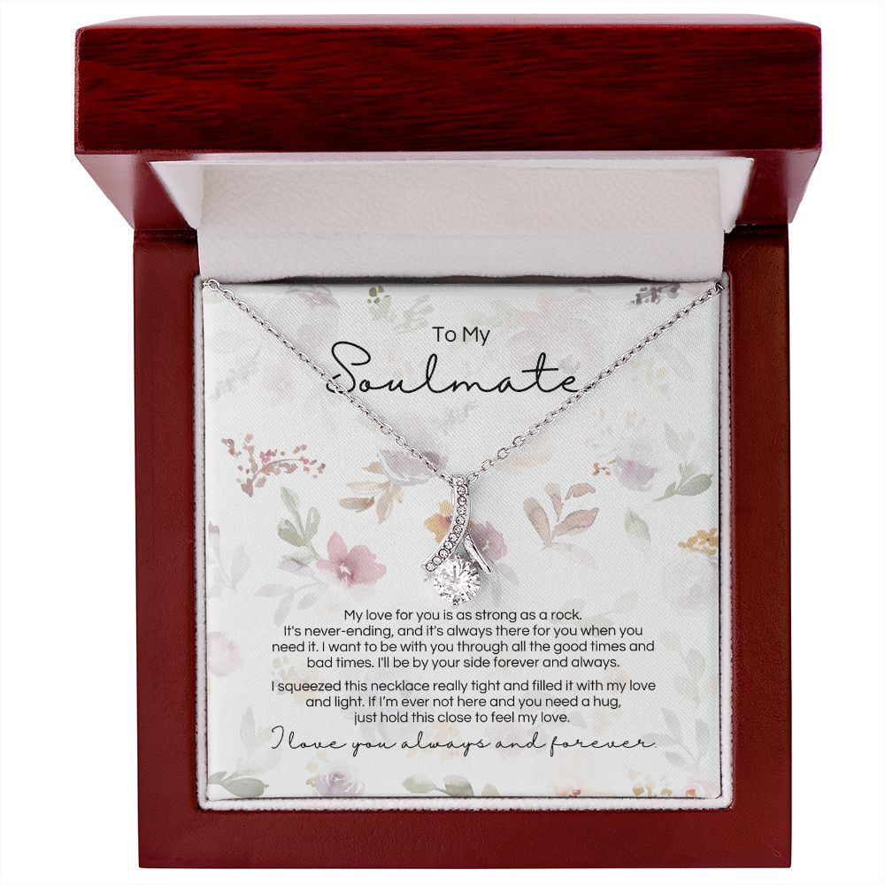To My Soulmate - Strong As A Rock - Pendant - Design 3