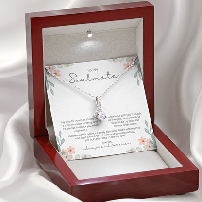 To My Soulmate - Strong As A Rock - Pendant - Design 2