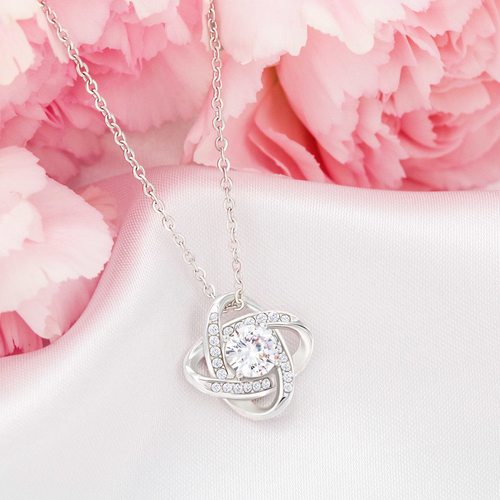 Mother Of The Groom - Love Knot Necklace - To My Wonderful Mother-In-Law