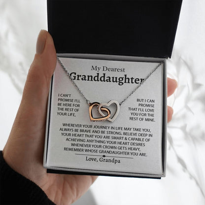 [ALMOST SOLD OUT] My Dearest Granddaughter - Love Grandpa - Brave, Strong