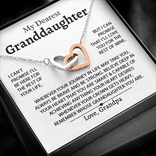 [ALMOST SOLD OUT] My Dearest Granddaughter - Love Grandpa - Brave, Strong