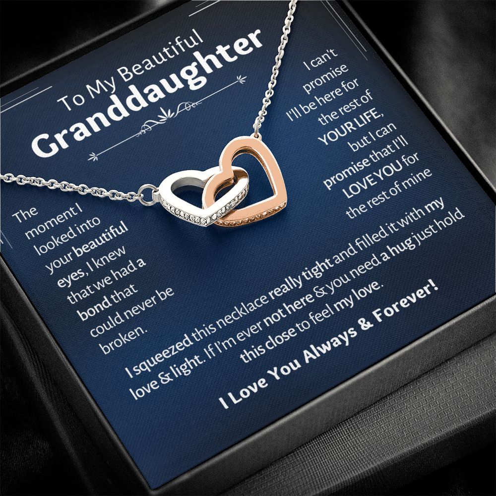 [ALMOST SOLD OUT] My Beautiful Granddaughter - Love & Light - Interlocking Hearts 17