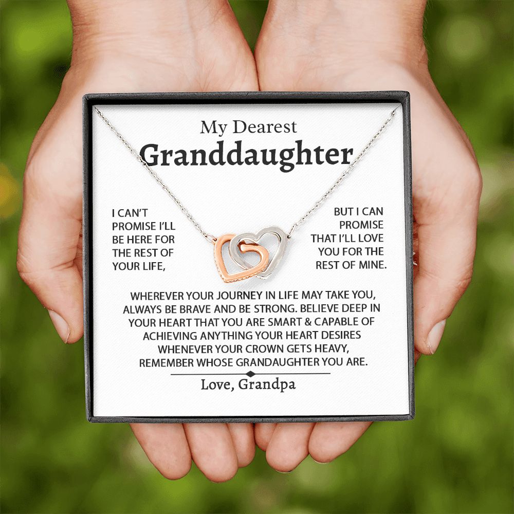 [ALMOST SOLD OUT] My Dearest Granddaughter - Love Grandpa - Brave, Strong