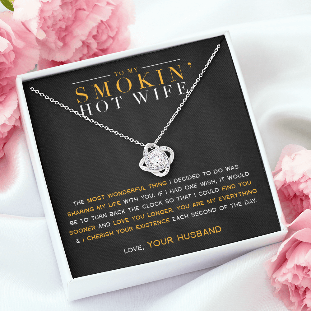 To My Wife - My Everything - Love Knot Necklace