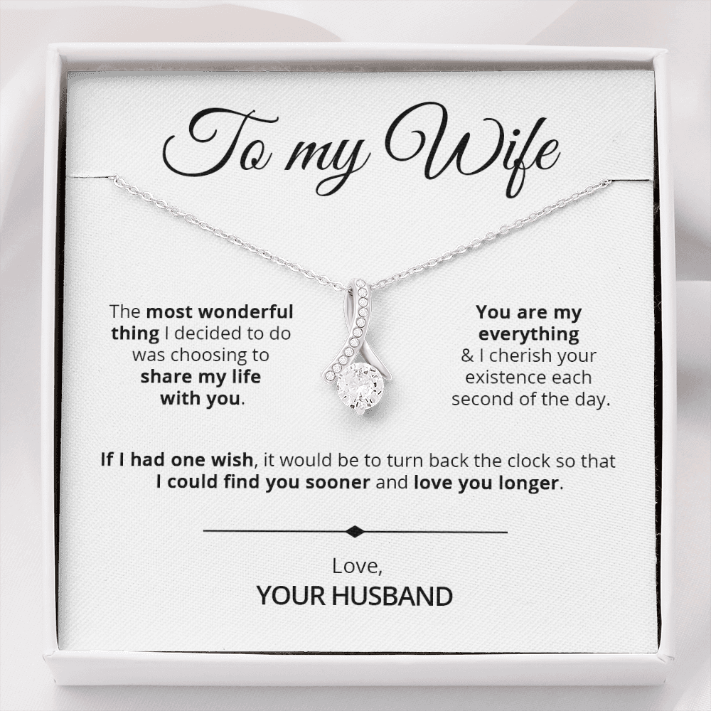 To My Wife - Share My Life - Pendant