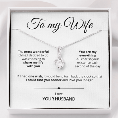 To My Wife - Share My Life - Pendant