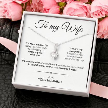 To My Wife - Share My Life - Pendant