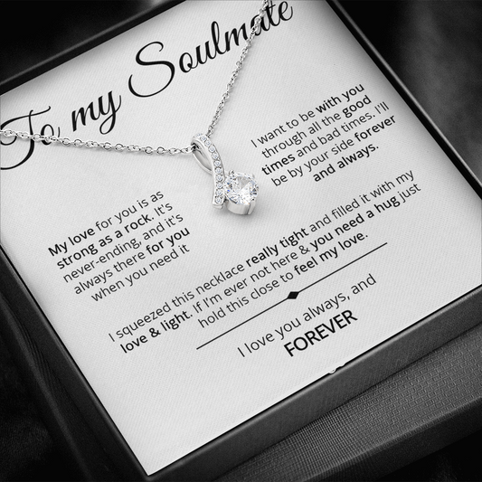 To My Soulmate - Strong As A Rock - Pendant