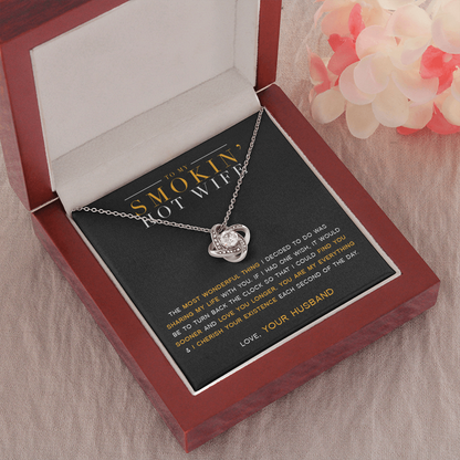 To My Wife - My Everything - Love Knot Necklace