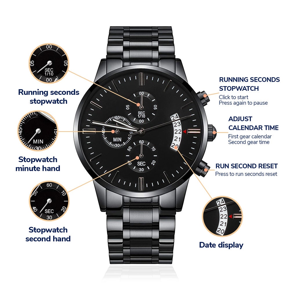 Men's Watch "Dad - Important Part Of Family"