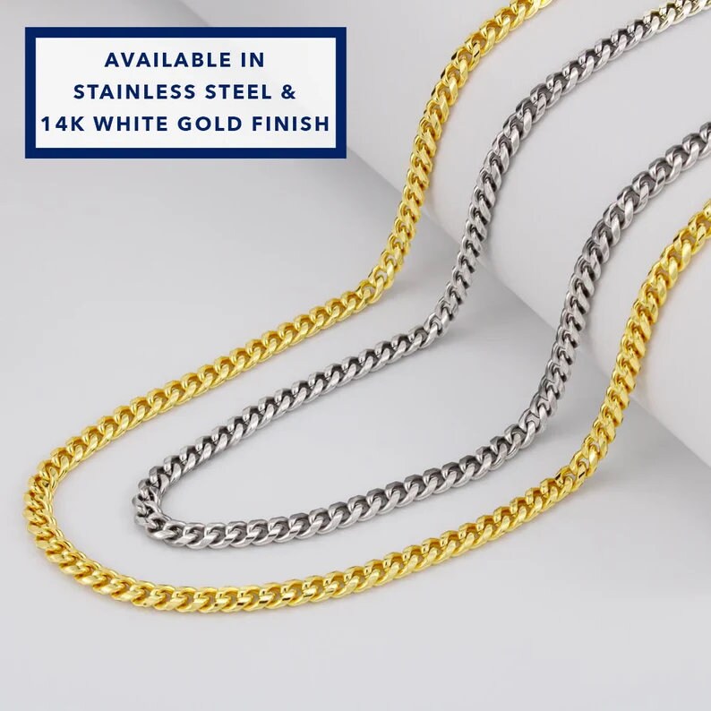 Heart warming, "Bonus Dad" Cuban Link Chain